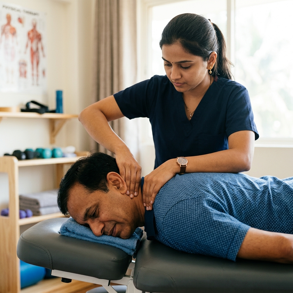 Physiotherapy neck treatment